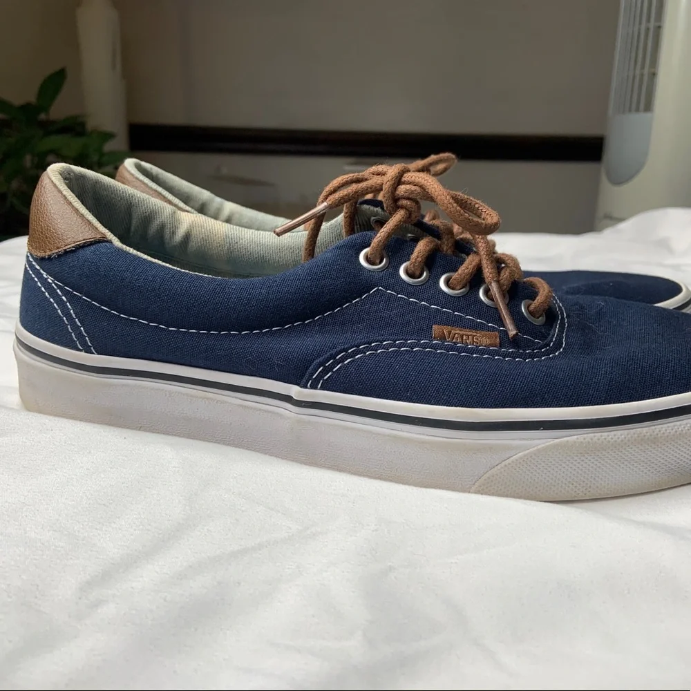 Vans women 9 men 7.5 Off The Wall Blue lace up - Picture 3 of 6